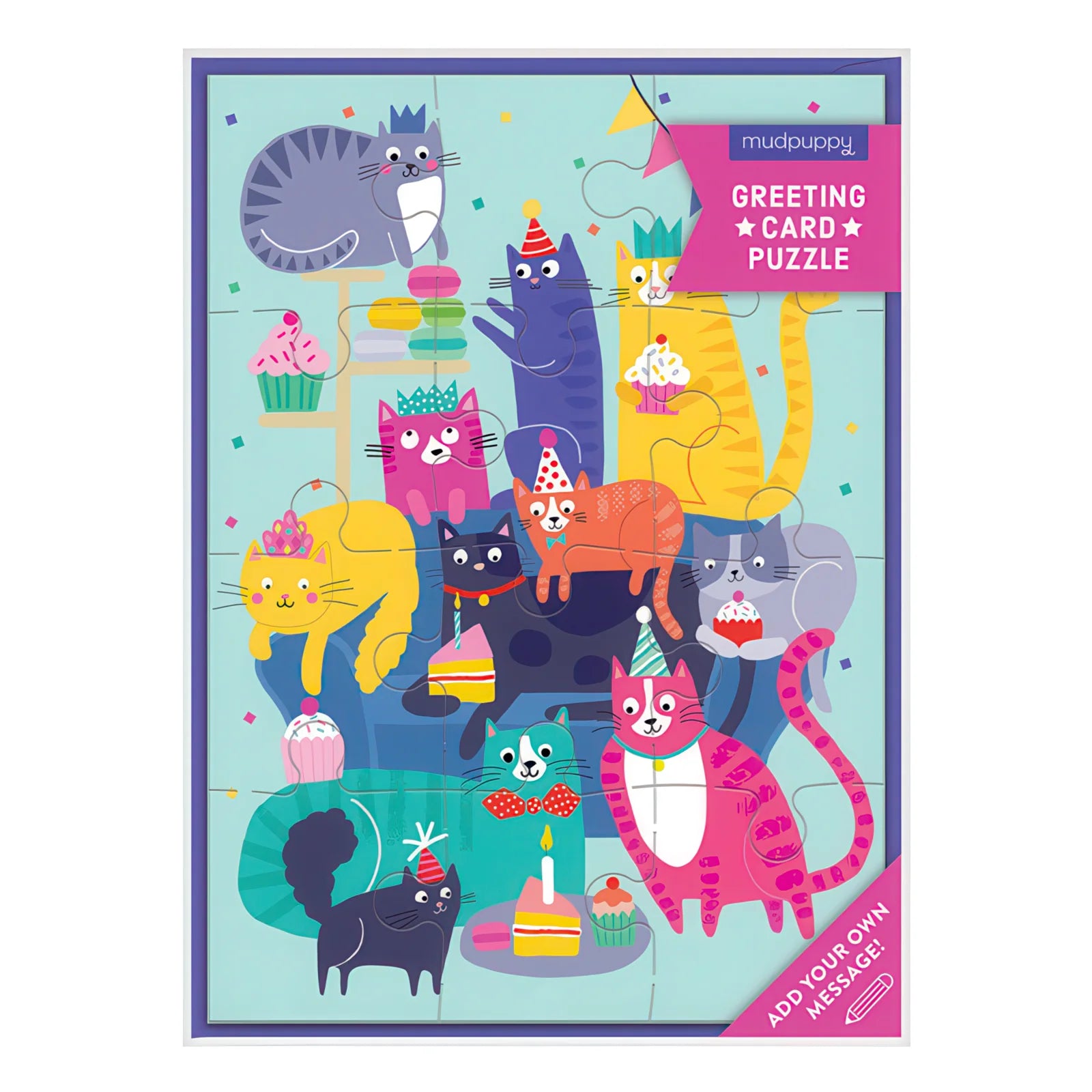Carte de vœux - Fête des chats (12 pièces) 