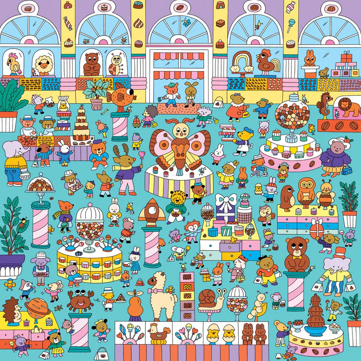 PFG Search & Find - Chocolate Shop (500pcs) (Usage/Used - PUZZLES FOR GOOD)