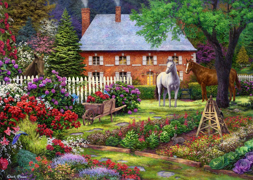 PFG The Sweet Garden, Chuck Pinson (500pcs) (Usage/Used - PUZZLES FOR GOOD)