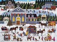 Churchyard Christmas, Charles Wysocki (1000pcs)