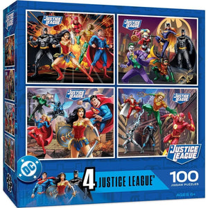 Justice League Multipack (4x100pcs)