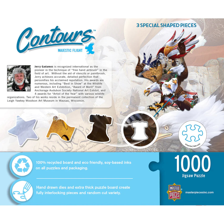 Contours Shaped - Majestic Flight (1000pcs)