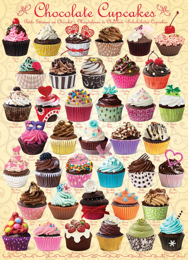 PFG Chocolate Cupcakes (Recipe Included) (Usage/Used - PUZZLES FOR GOOD)