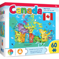 Canada Map Puzzle (60pcs)