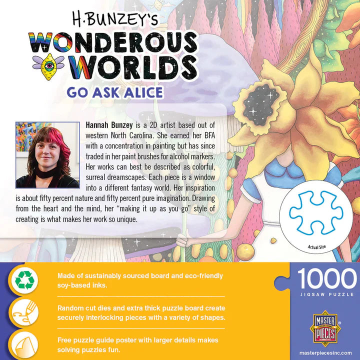 DMG Wonderous Worlds - Go Ask Alice, Hannah Bunzey (1000pcs) (DAMAGED BOX)