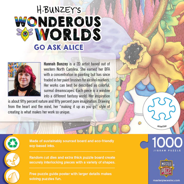 Wonderous Worlds - Go Ask Alice, Hannah Bunzey (1000pcs)
