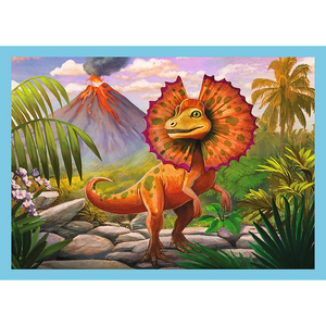 DMG 4-en-1 Dinosaures Uniques (12, 15, 20, 24 pièces) (BOÎTE ENDOMMAGÉE)