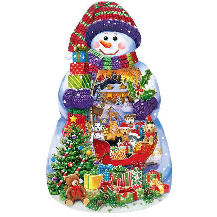 Contours Shaped - Snowman Spectacle (1000pcs)