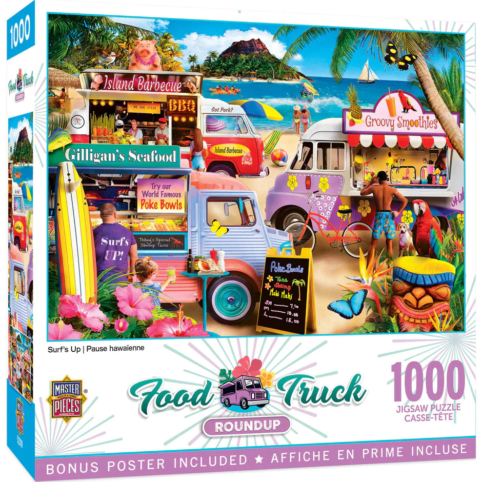 DMG Food Truck Round-up - Surf's Up, Karen Burke (1000pcs) (DAMAGED BOX)