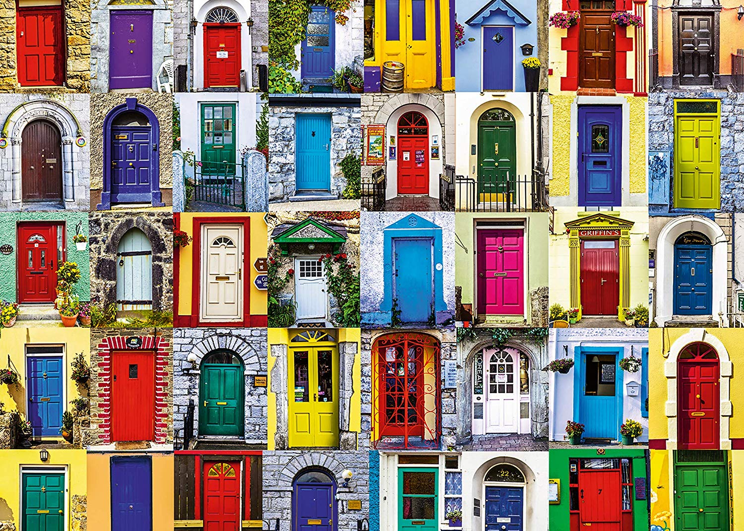 PFG Ravensburger Doors of the World (1000pcs) (Usage/Used - PUZZLES FOR GOOD)
