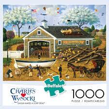 PFG Dahlia Makes a Dory Deal, Charles Wysocki (Usage/Used - PUZZLES FOR GOOD)