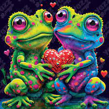 Frogs in Love (1023pcs)