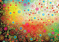 Fleurs abstraites DMG (1000 pc) (boîte endommagée)