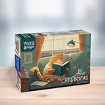 Cat & Books (1000pcs)