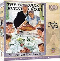 PFG Freedom From Want, Norman Rockwell (1000pcs) (USAGÉ / USET - Puzzles pour de bon)