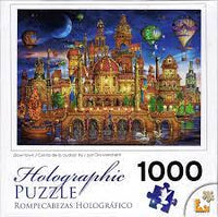 PFG Holographic Puzzle - Downtown (1000pcs) (utilisation / utilisée - puzzles pour de bon)