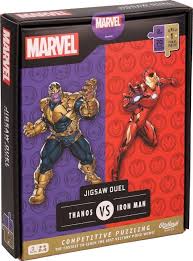 Jigsaw Duel Marvel Avengers - Thanos contre Iron Man (2 x 70pcs)