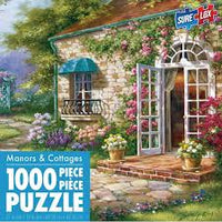 Manors et cottages PFG - Patio de printemps (utilisation / utilisé - Puzzles pour de bon)