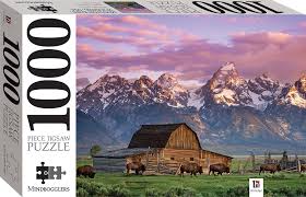 PFG Moulton Barn, Wyoming, USA  (Usage/Used - PUZZLES FOR GOOD)