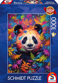 Panda dans la forêt arc-en-ciel (1000 pièces)