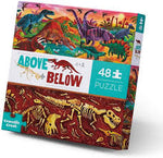 Au-dessus et en dessous - Dinosaur World (48pcs) (plancher)
