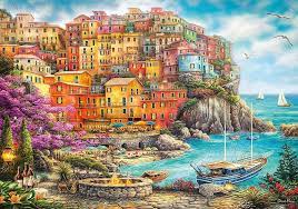 PFG A Beautiful Day at Cinque Terre (2000pcs) (Usage/Used - PUZZLES FOR GOOD)