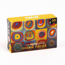 Mini chef-d'œuvre - Squares avec cercles concentriques, Kadinsky (50pcs)