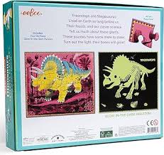 Mini - Triceratops (36pcs) (Glow-in-the-Dark)