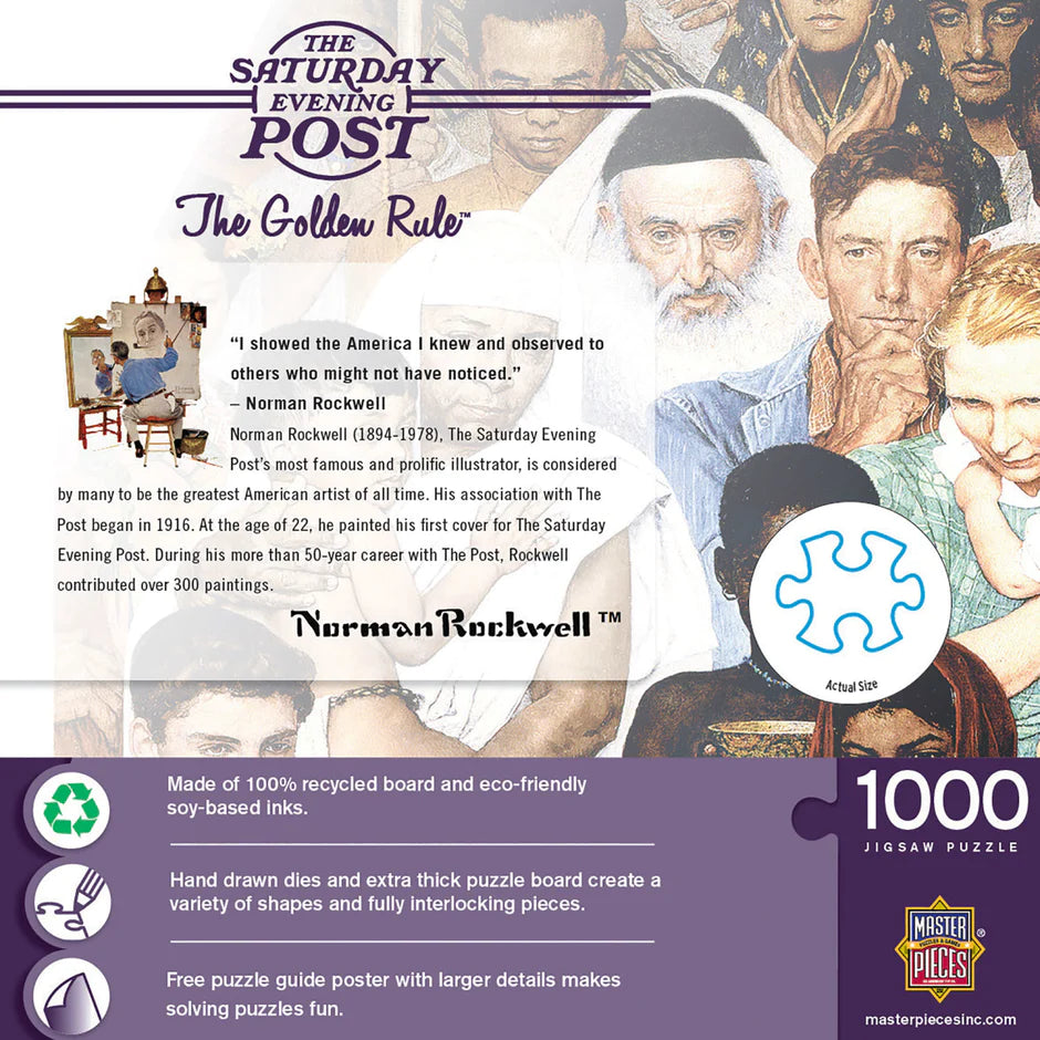 Saturday Evening Post - The Golden Rule, Norman Rockwell (1000pcs)