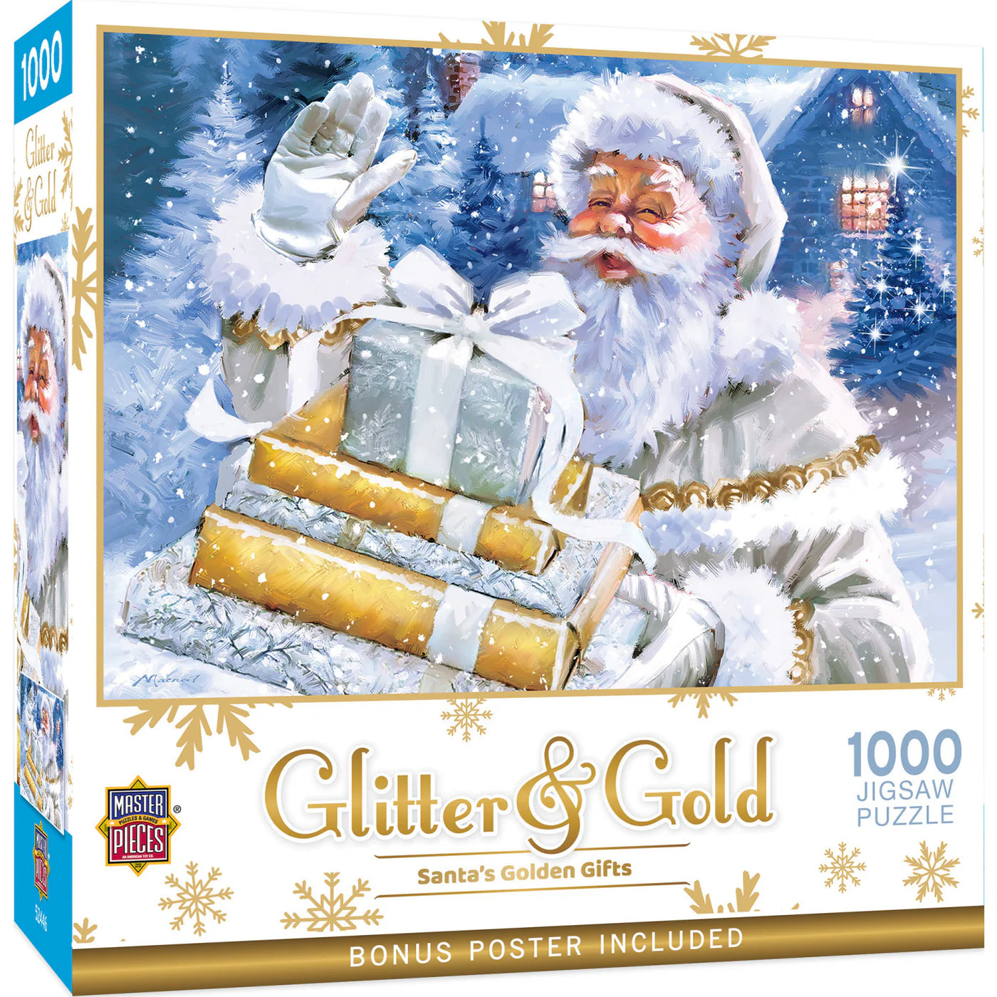 Glitter & Gold - Santa's Golden Gifts, Richard Macneil (1000pcs)