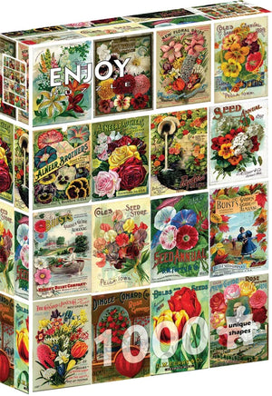 Vintage Flower Seed Packets (1000pcs)