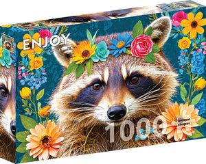 Floral Raccoon (1000pcs)