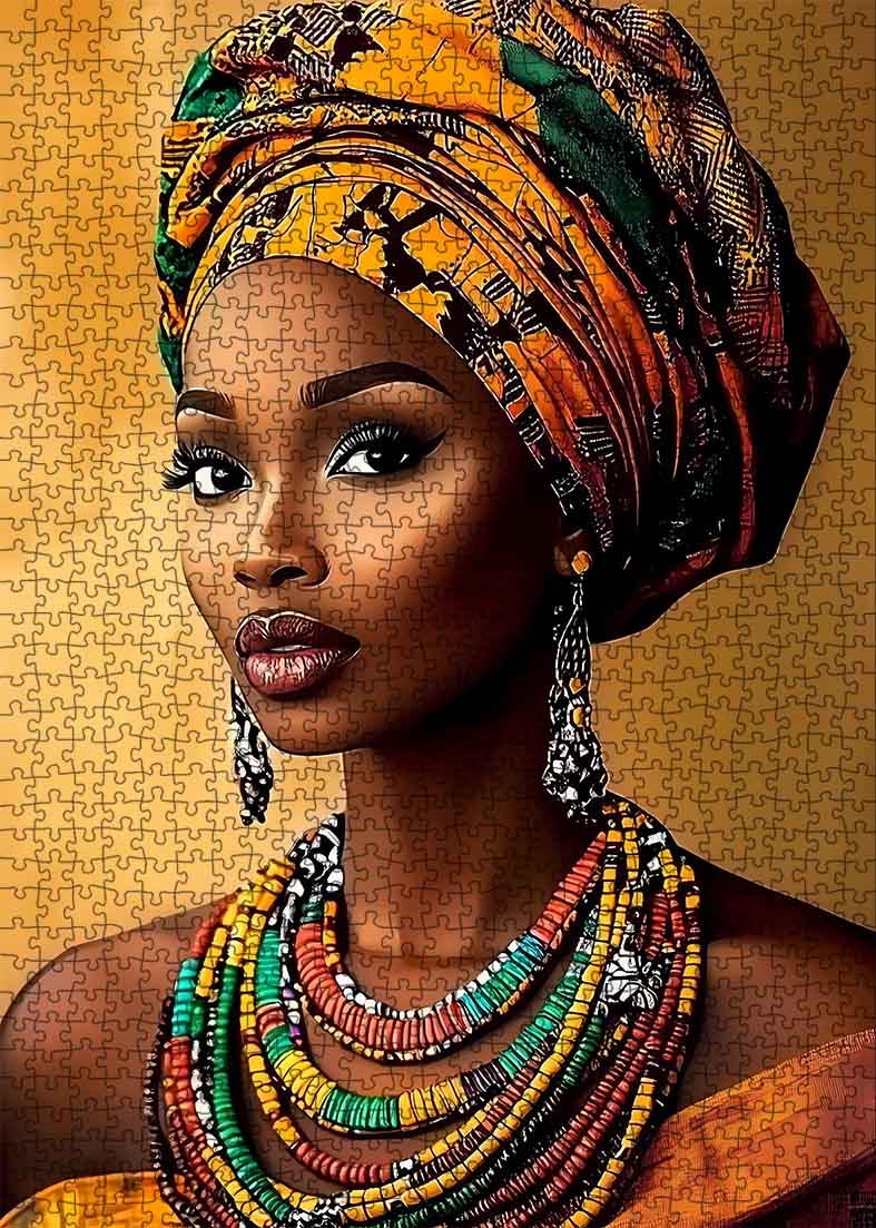 Elegant African Beauty (1000pcs)