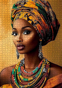 Elegant African Beauty (1000pcs)