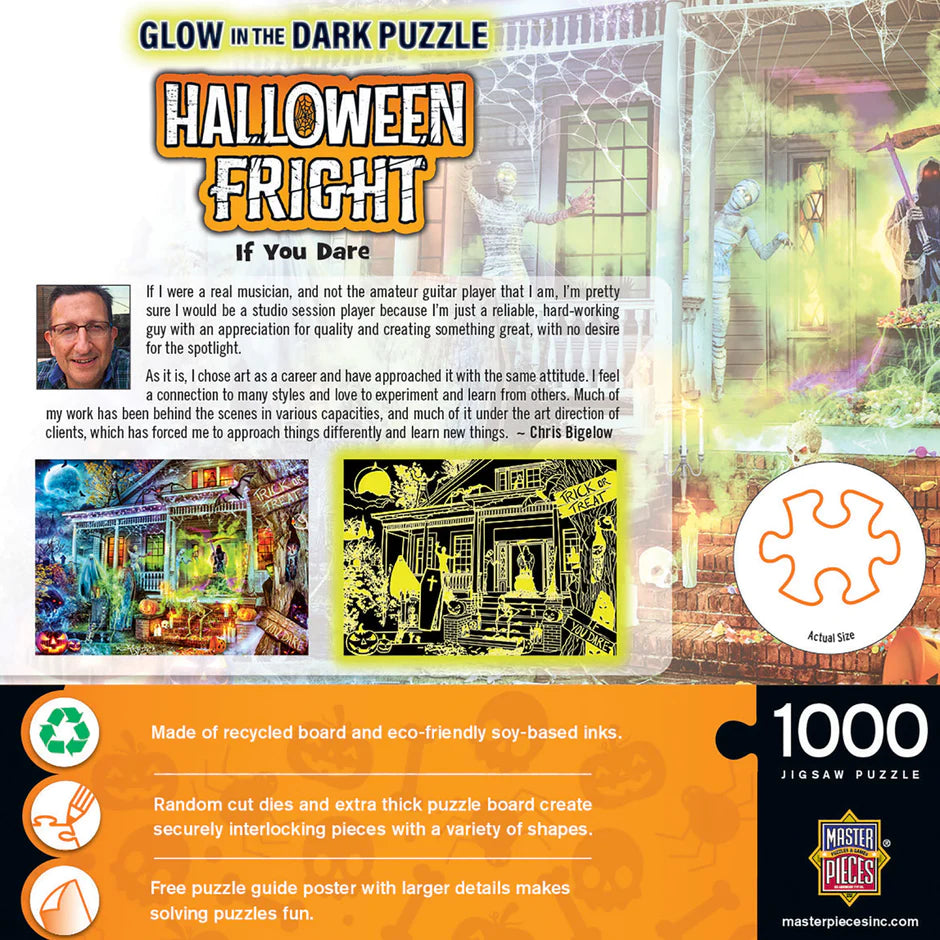 Glow-in-the-Dark Halloween Fright - If You Dare (1000pcs)