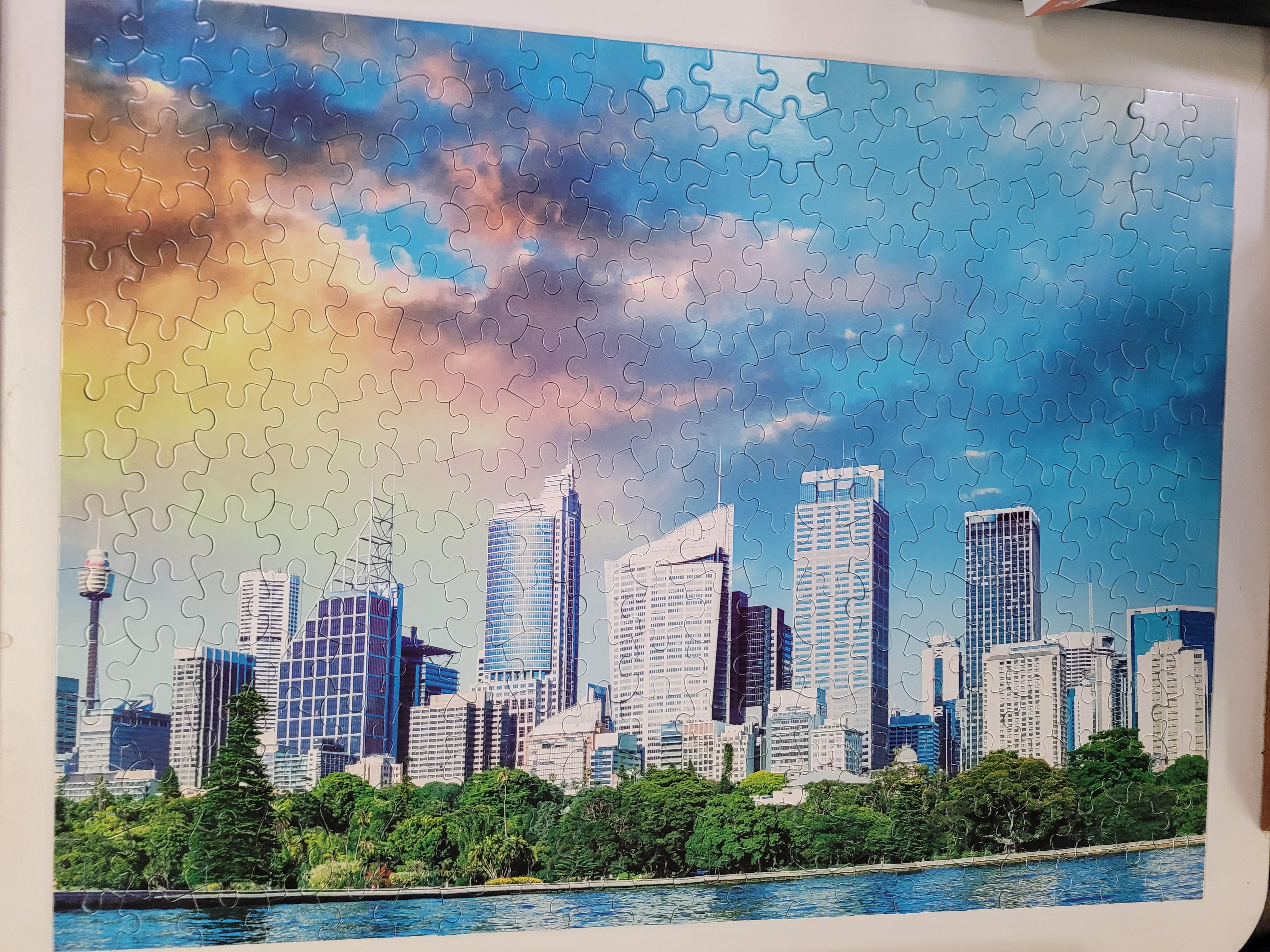 Collection de cartes postales PFG - Skyline de Sydney (300 pièces) (Utilisation - PUZZLES FOR GOOD)