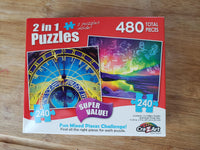 PFG Horloge astronomique 2 en 1 dans Prague & Zodiac Northern Sky (utilisation / utilisée - Puzzles pour de bon)