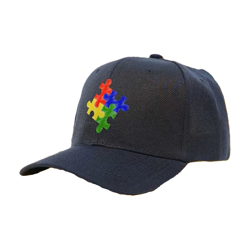 Puzzle Baseball Cap - Dark Blue