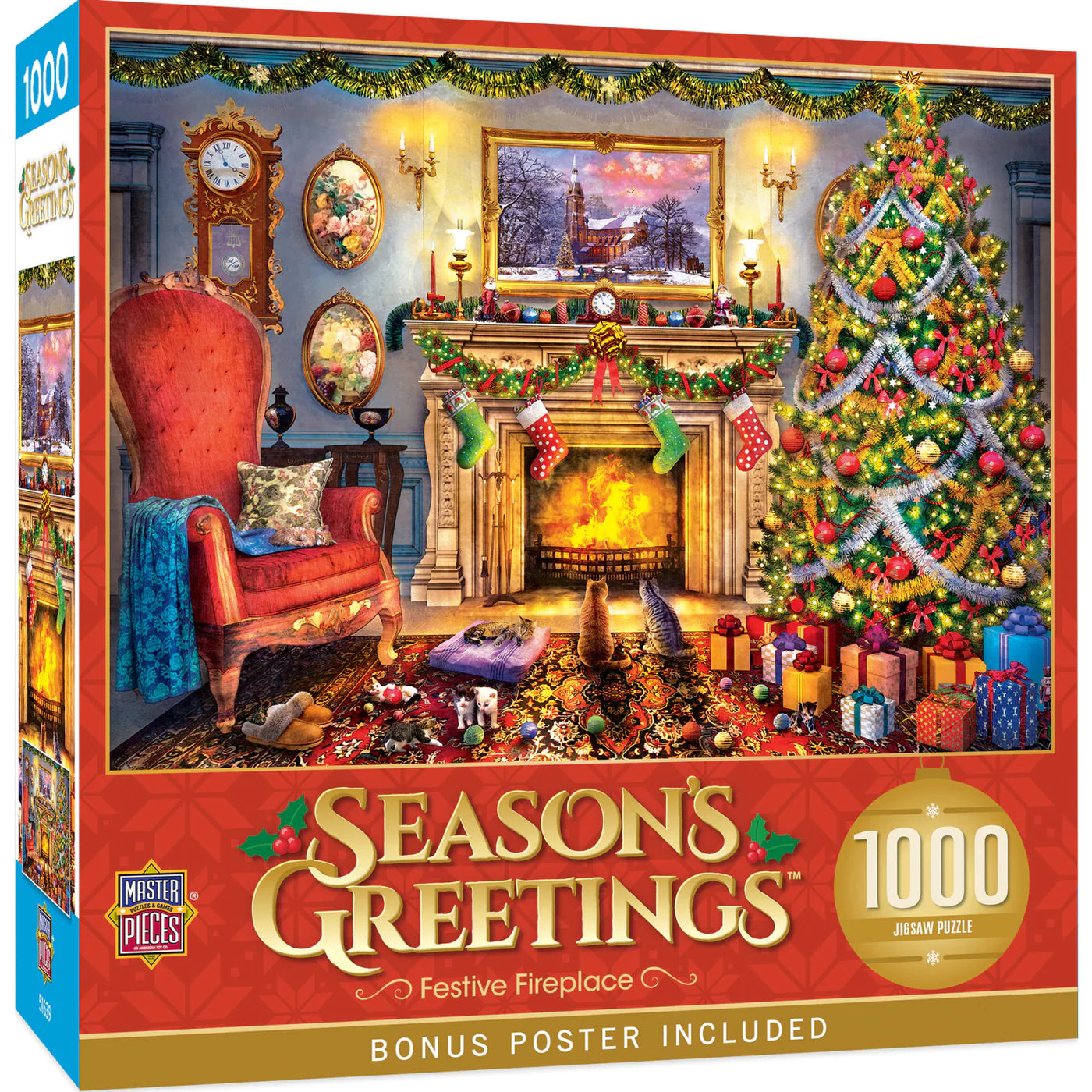 Salutations de la saison - Fiche de festive, Dominic Davison (1000pcs)
