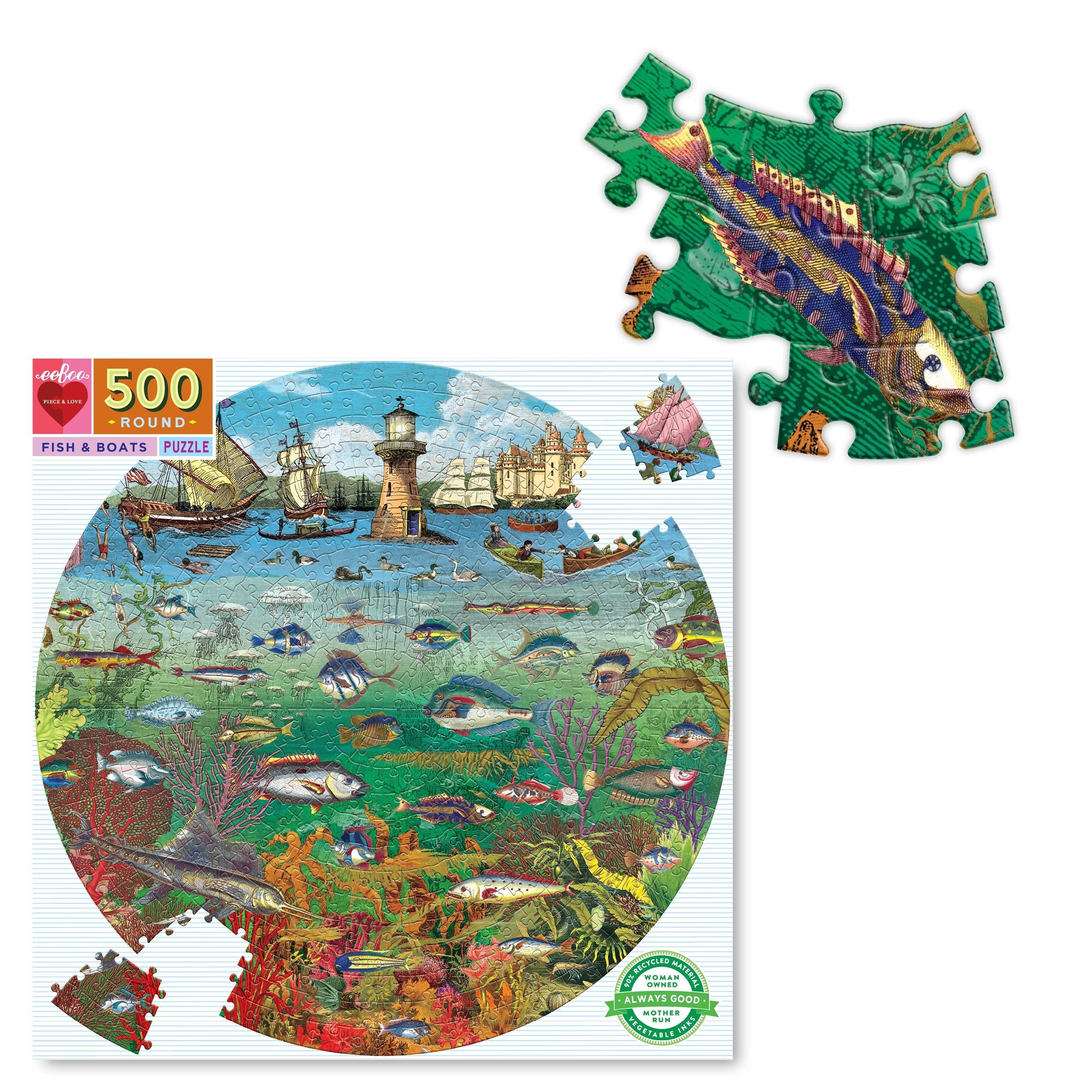 Fish & Boats (500pcs)