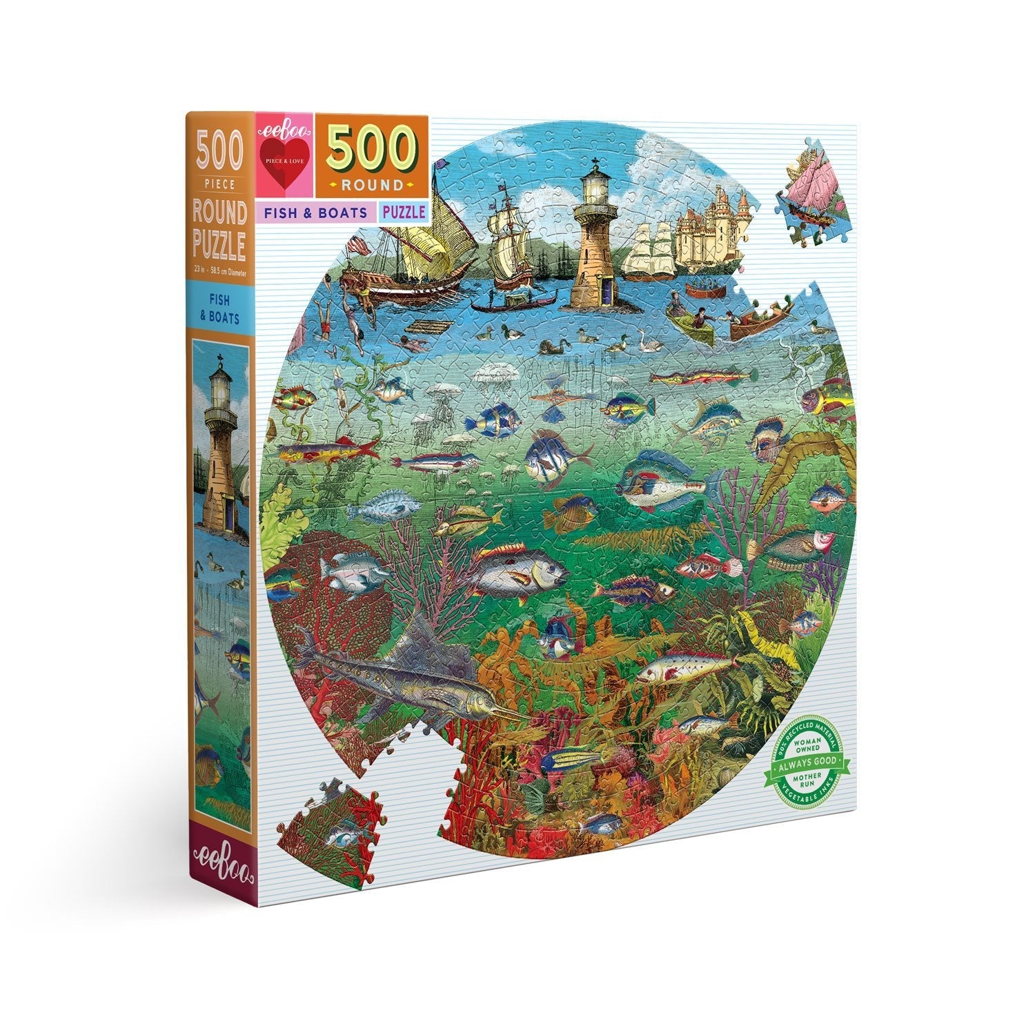Fish & Boats (500pcs)