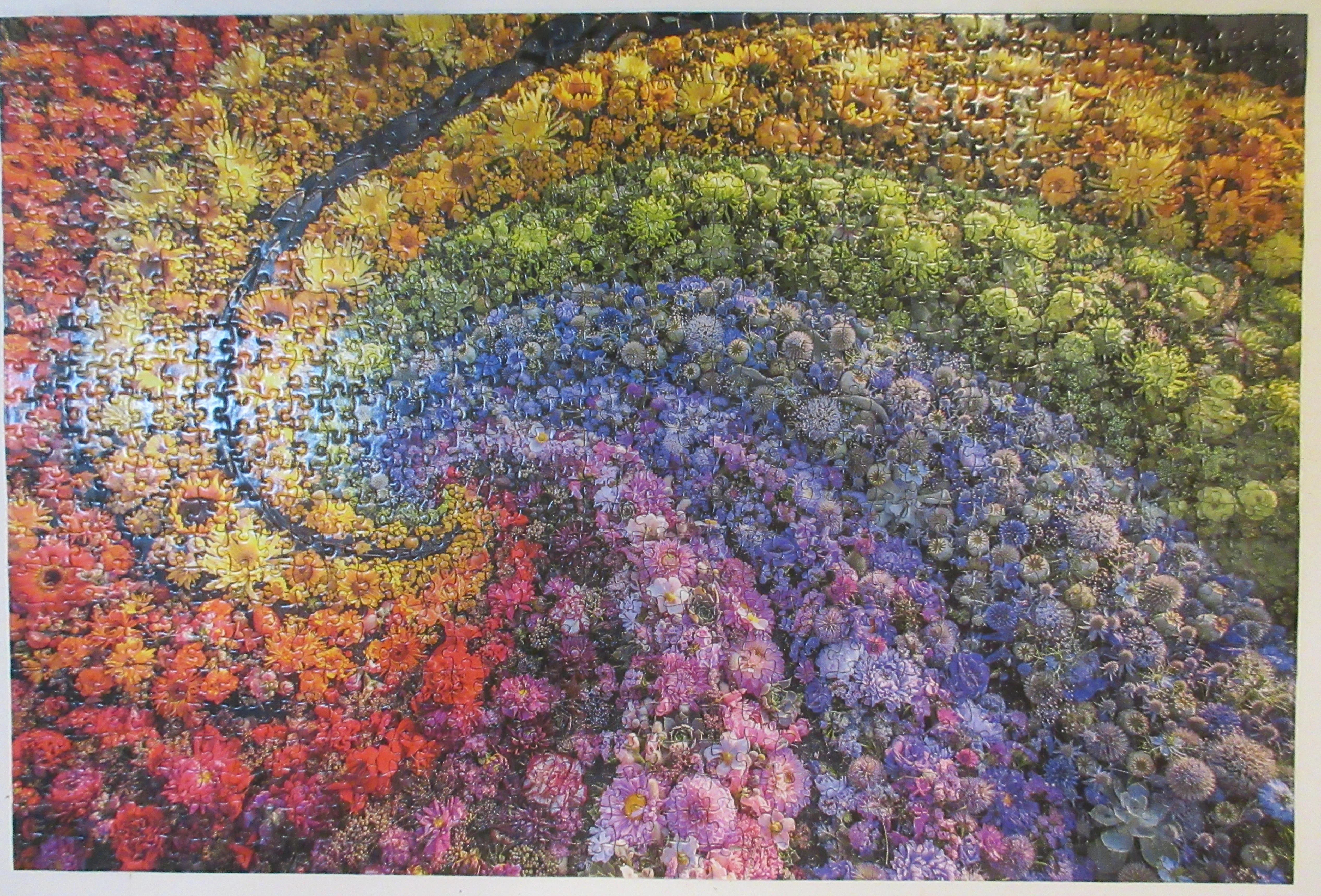 PFG Floral Rainbow(1000pcs) (Usage/Used - PUZZLES FOR GOOD)