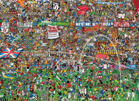 PFG Mishmash - Histoire du football, Alex Bennett (finition d'or) (3000pcs) (utilisation / utilisé - Puzzles pour de bon)