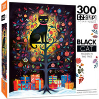 Black Cats - Hidden in the Tree, Peggy Collins (300pcs) (EZ Grip)