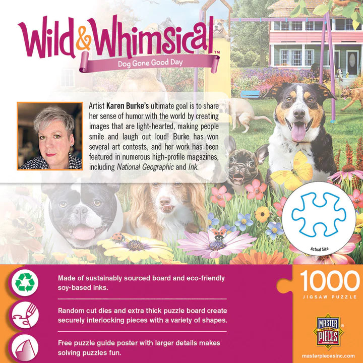 Wild & Whimsical - Dog Gone Good Day, Karen Burke (1000pcs)