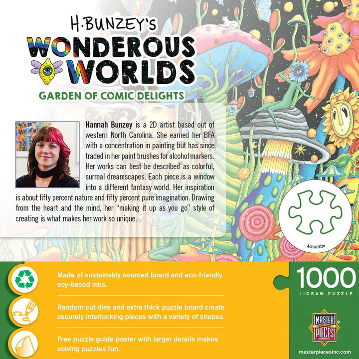 Wonderous Worlds - Garden of Cosmic Delight, Hannah Bunzey (1000pcs)
