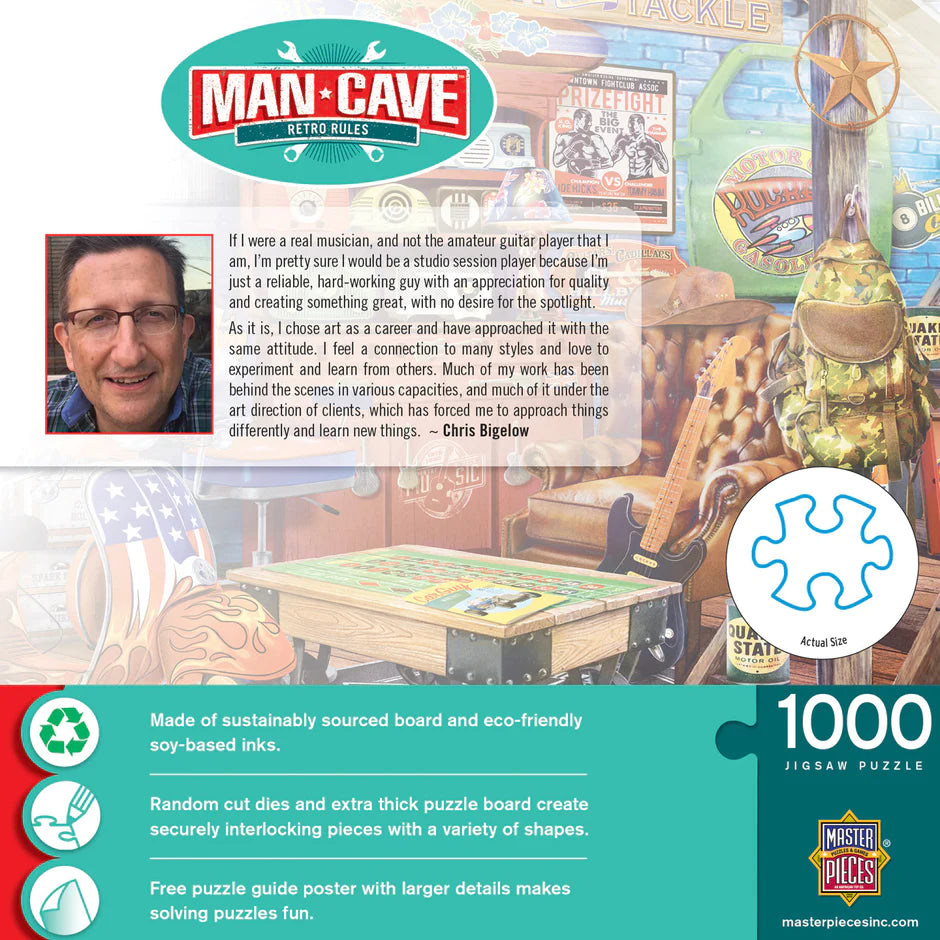 Man Cave - Retro Rules (1000pcs)
