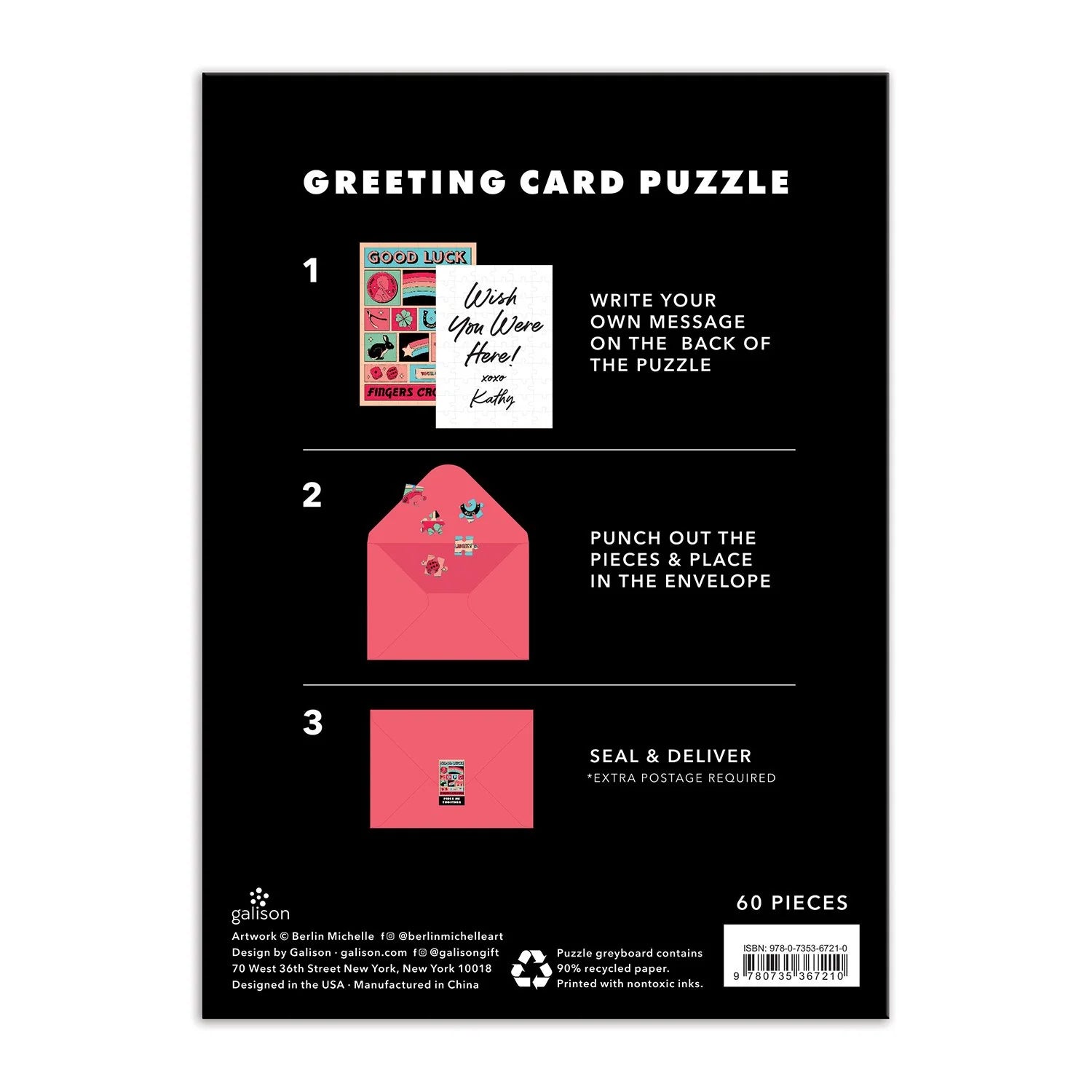 Greeting Card - Good Luck (60pcs)