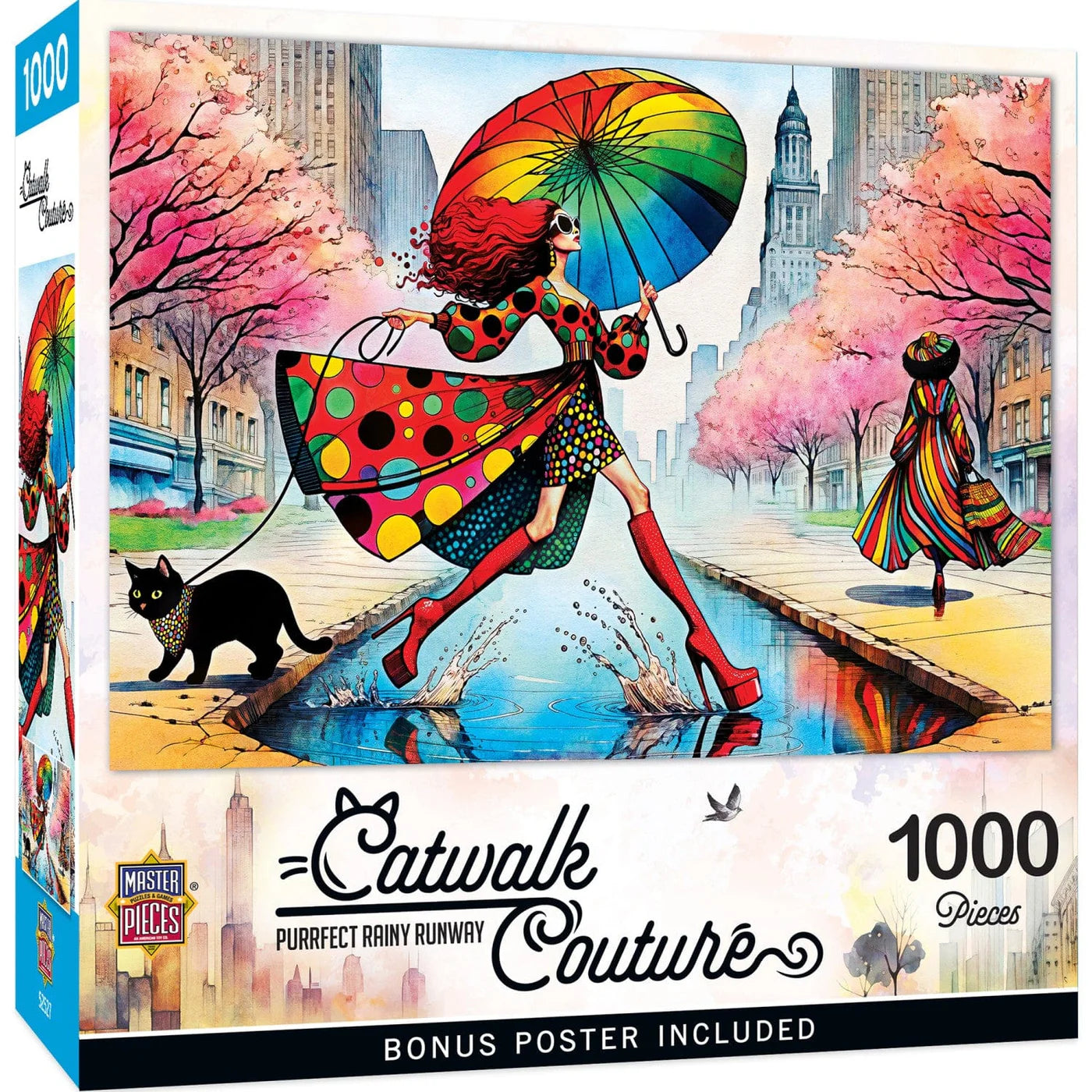 Catwalk Couture - Purrfect Rainy Runway, Peggy Collins (1000pcs)