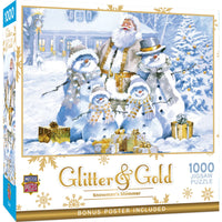 Glitter & Gold - Snowman's Shimmer, Richard Macneil (1000pcs)